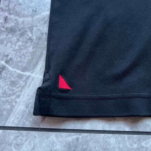 UNTUCKit Men's Black 100% Cotton Short Sleeve Polo Shirt Red Logo Casual Small - Picture 5 of 10